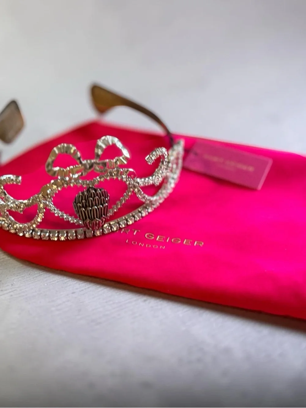 Kurt Geiger London Eagle Crystal Princess Tiara NWT Limited